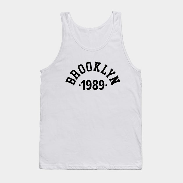 Brooklyn Chronicles: Celebrating Your Birth Year 1989 Tank Top by Boogosh